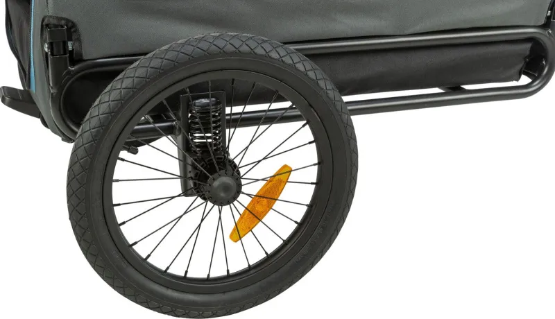 Fahrrad-Anhänger S blau grau